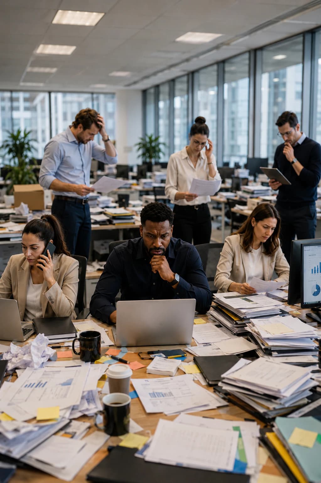 Team overwhelmed by the operational workload